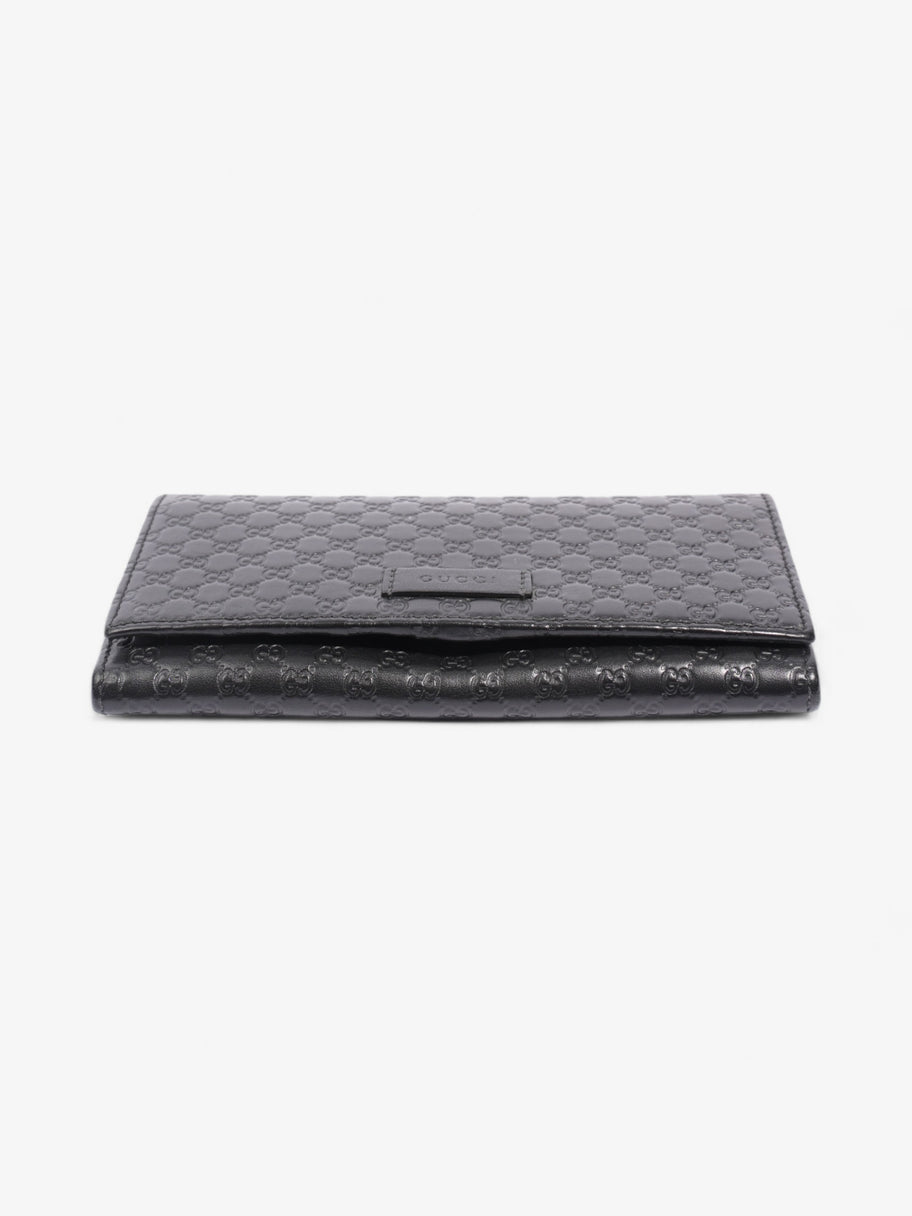 Gucci Bifold Microguccissima Wallet Black Leather Image 5