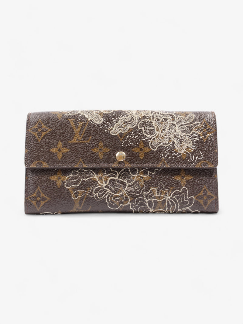  Louis Vuitton Dentelle Sarah Wallet Monogram Coated Canvas