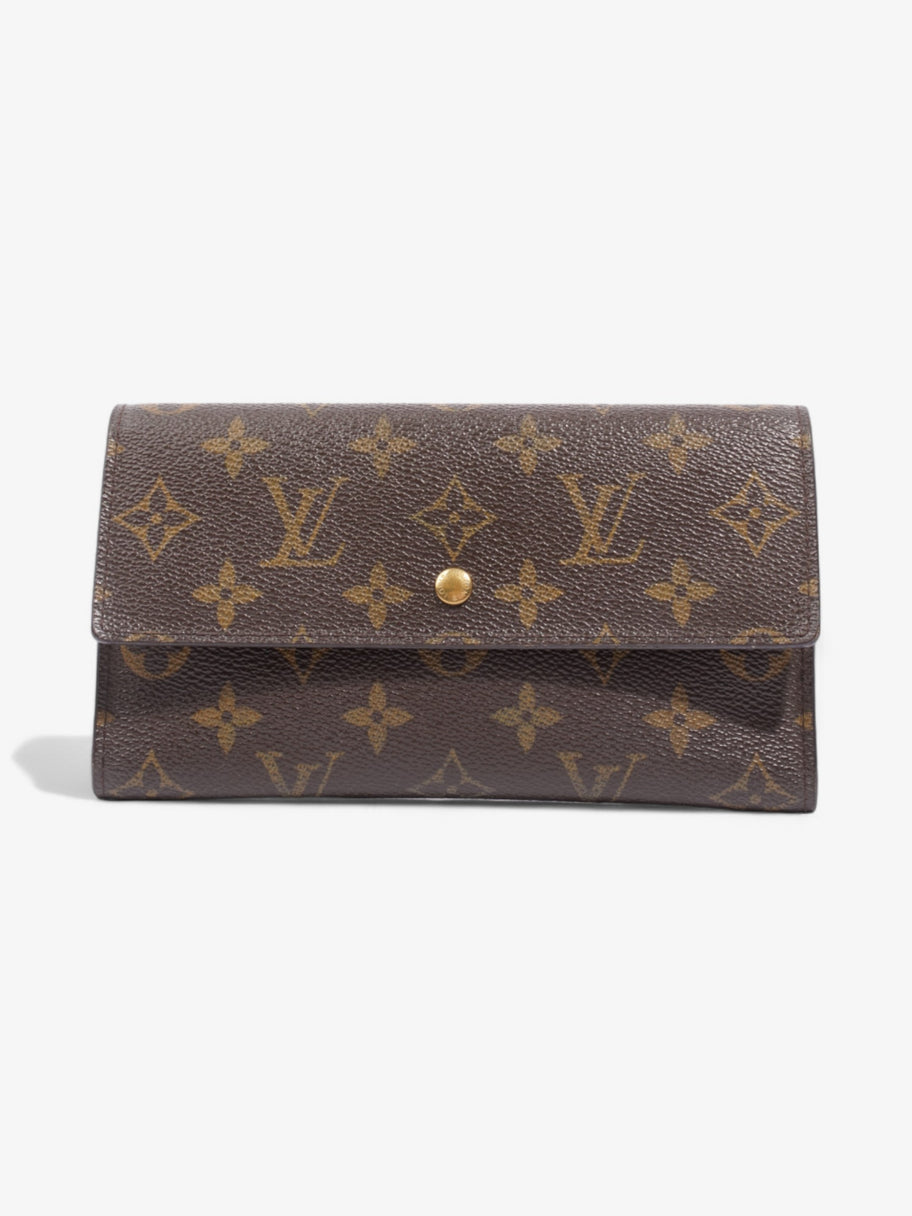 Louis Vuitton Porte Tresor International Wallet Monogram Coated Canvas Image 1