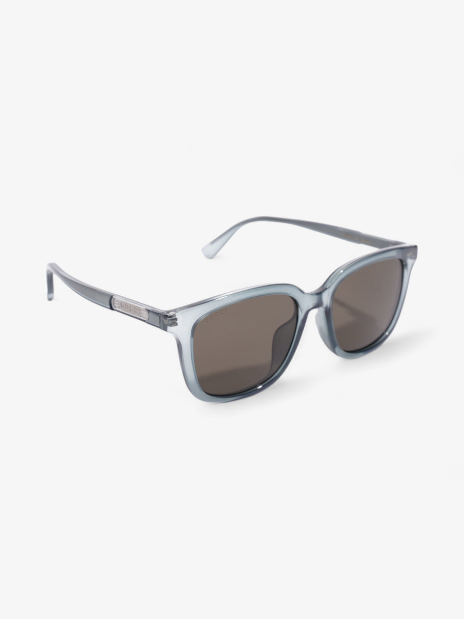 Gucci Clear Frame Sunglasses Blue Acetate 150mm Image 5