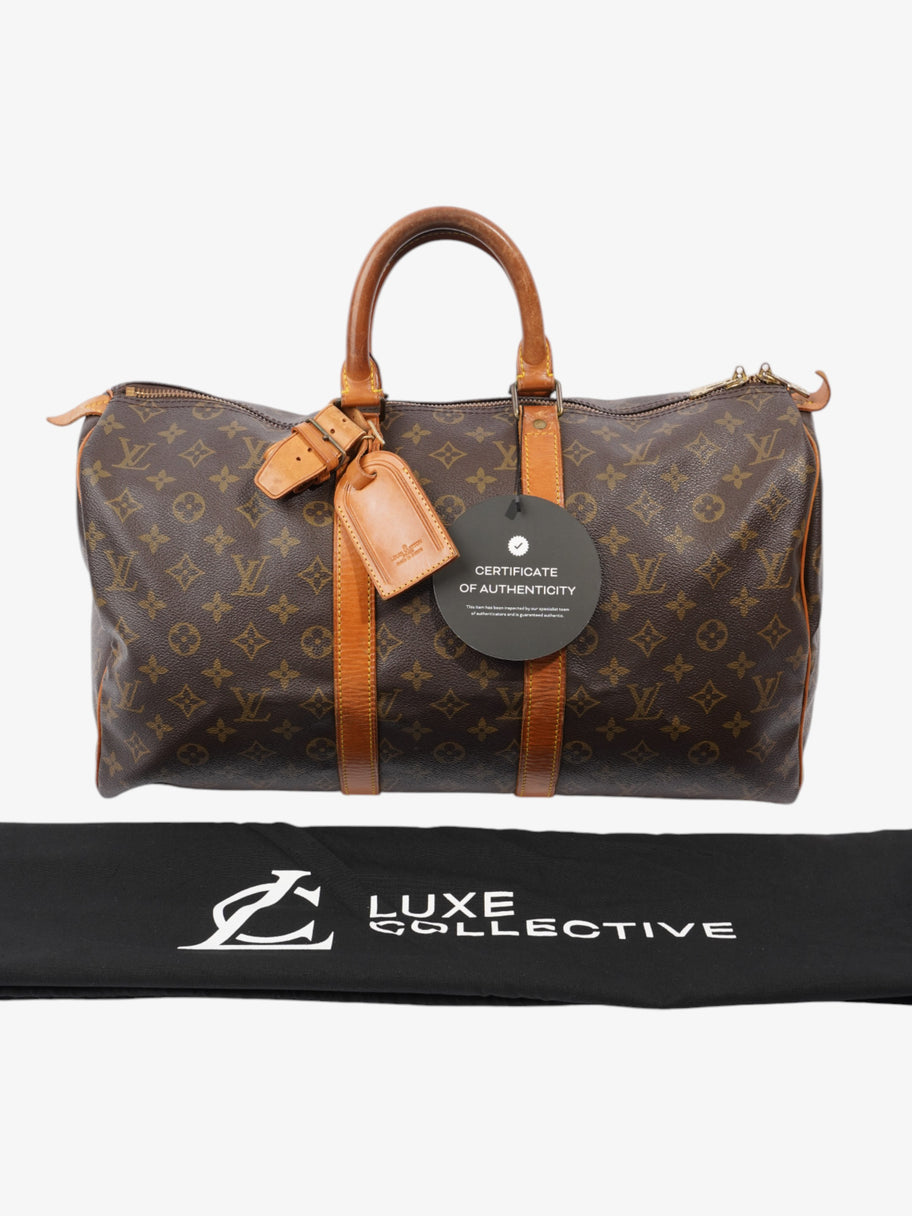 Louis Vuitton Keepall Monogram Coated Canvas 45 Image 11