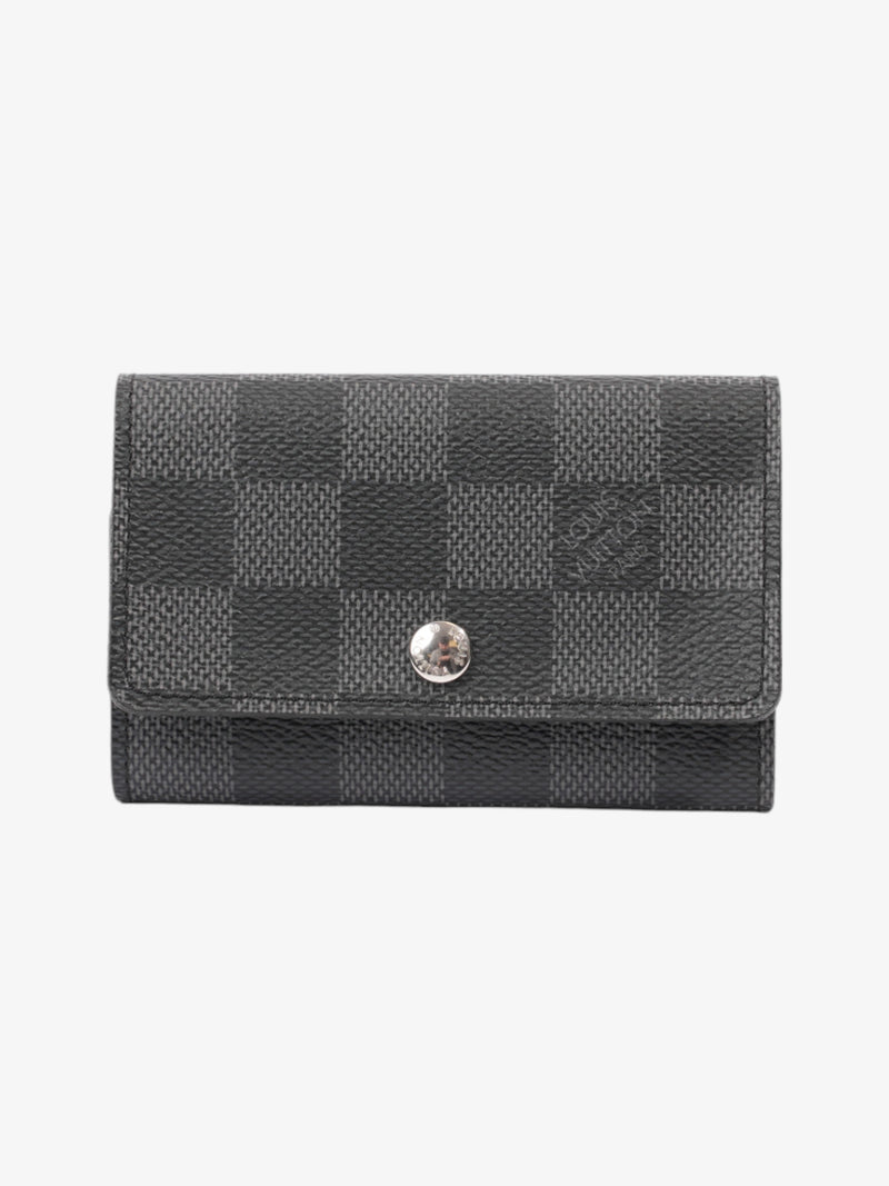  Louis Vuitton Key Holder Damier Graphite Coated Canvas