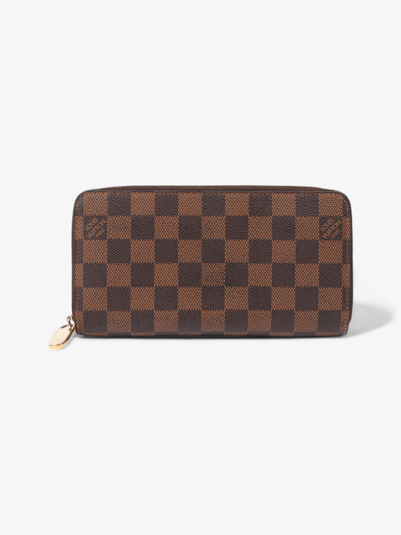  Louis Vuitton Zippy Wallet Damier Ebene Coated Canvas