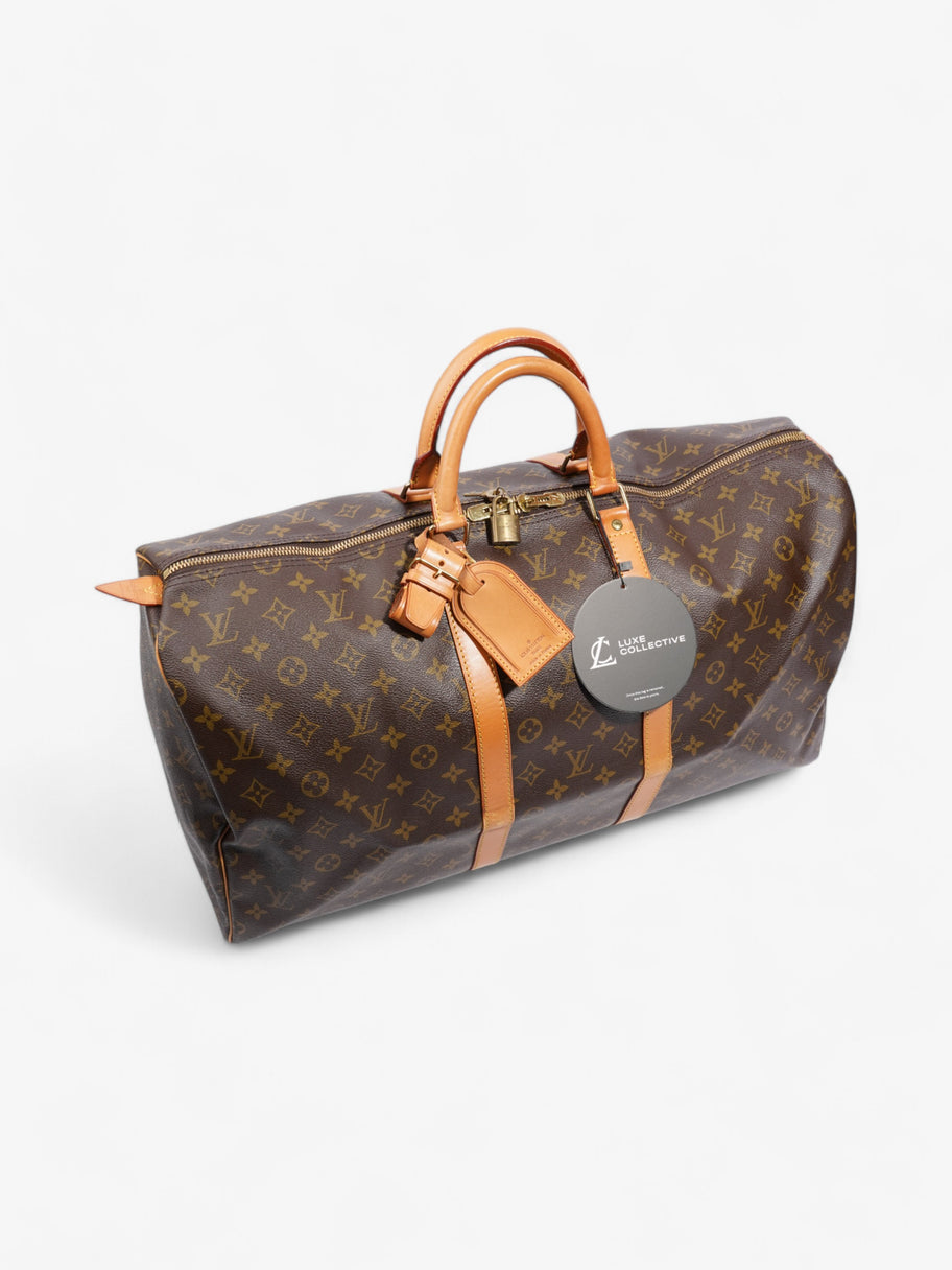 Louis Vuitton Keepall  Monogram Coated Canvas 55 Image 10