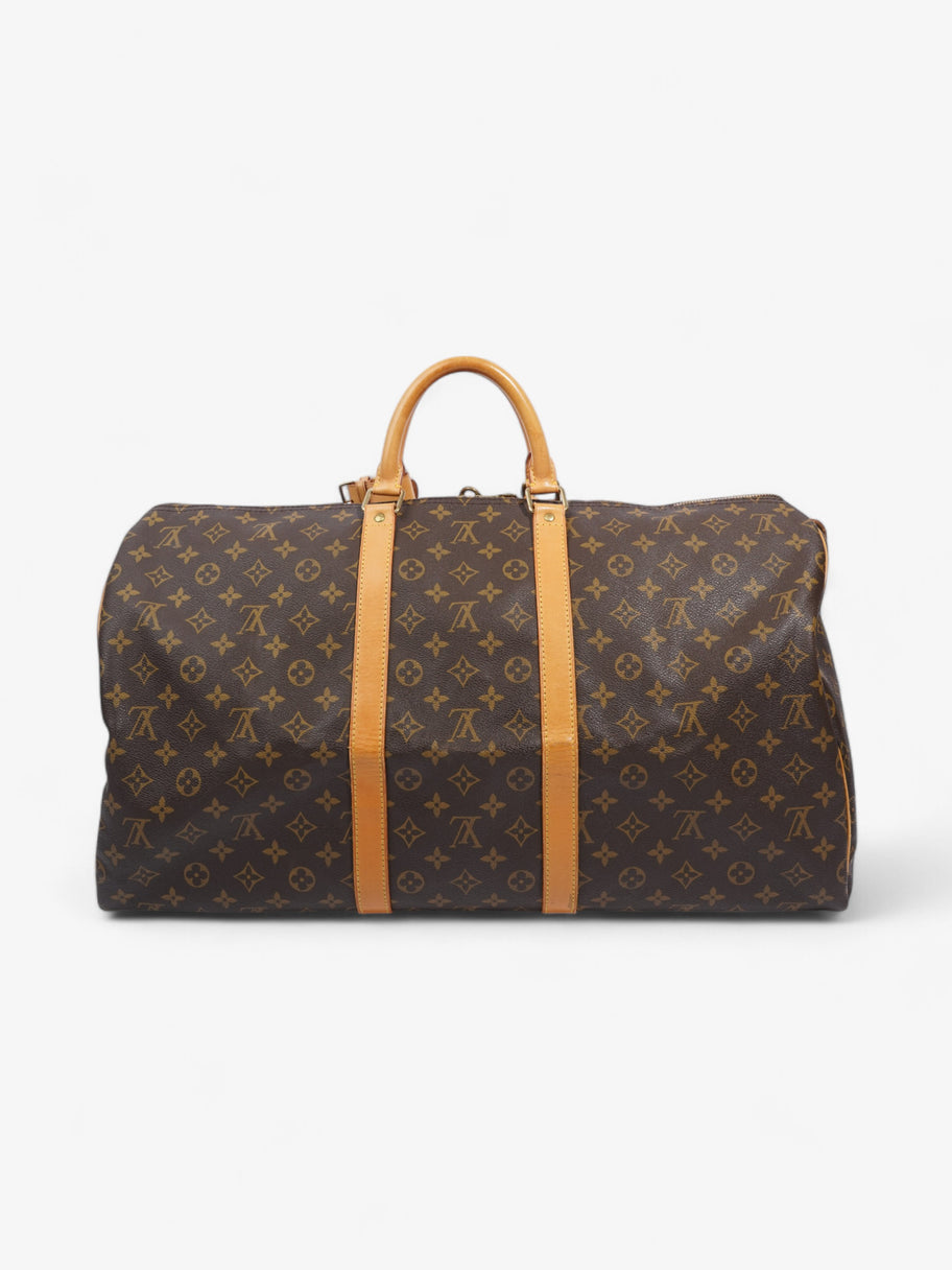 Louis Vuitton Keepall  Monogram Coated Canvas 55 Image 4
