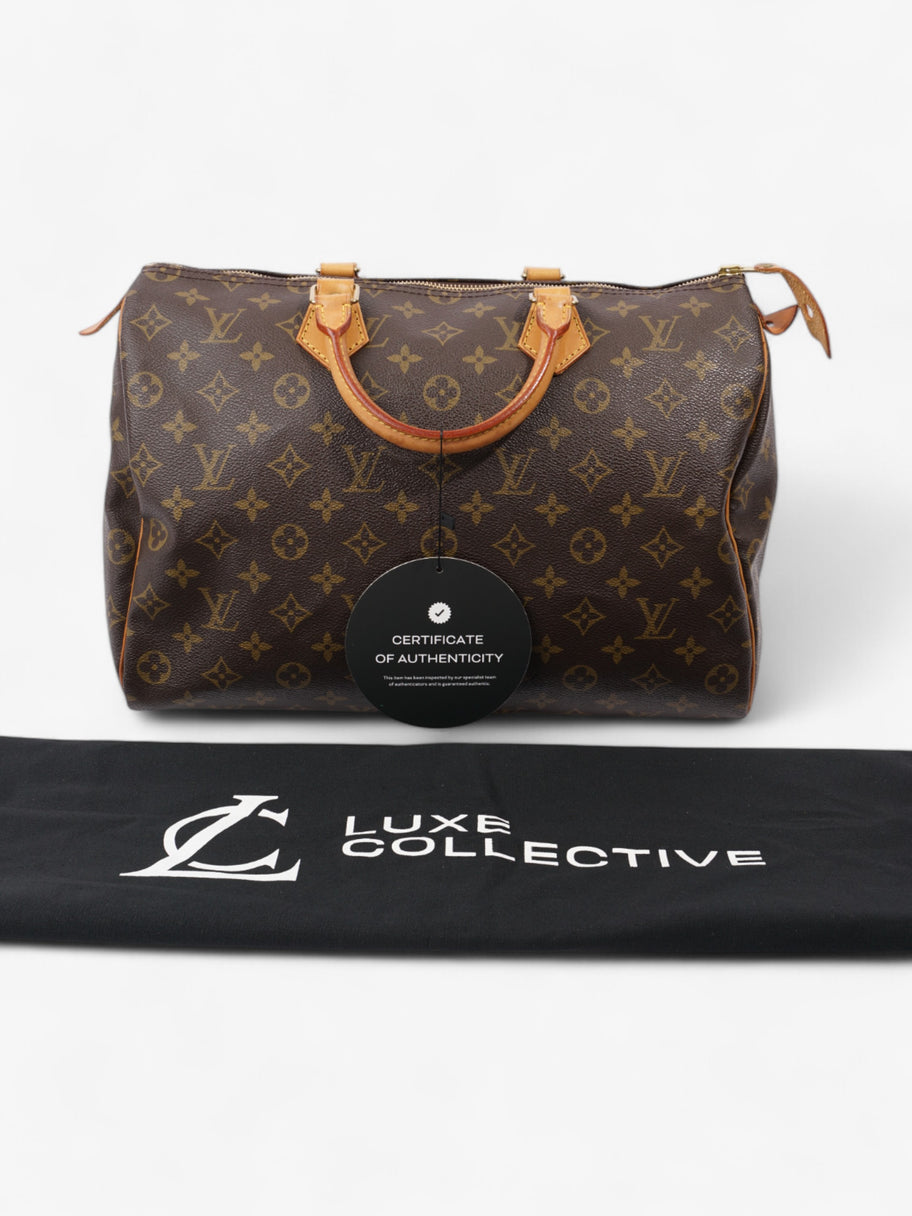 Louis Vuitton Speedy Monogram Coated Canvas 35 Image 11