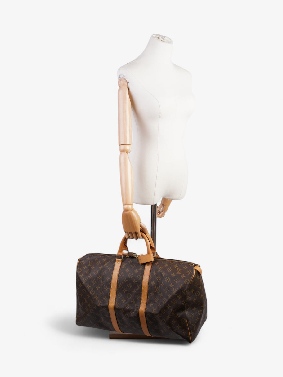 Louis Vuitton Keepall  Monogram Coated Canvas 50 Image 2