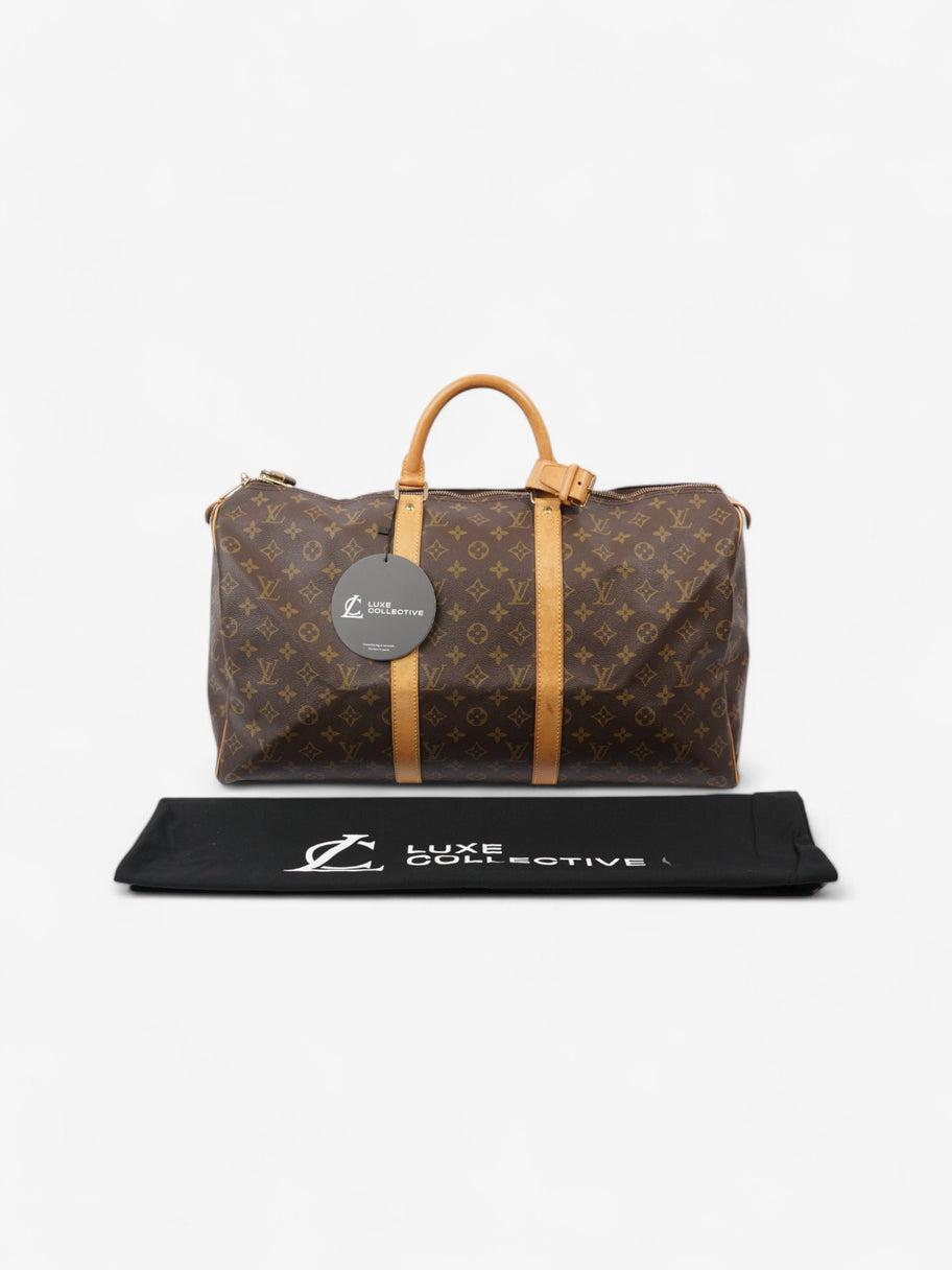 Louis Vuitton Keepall  Monogram Coated Canvas 50 Image 9