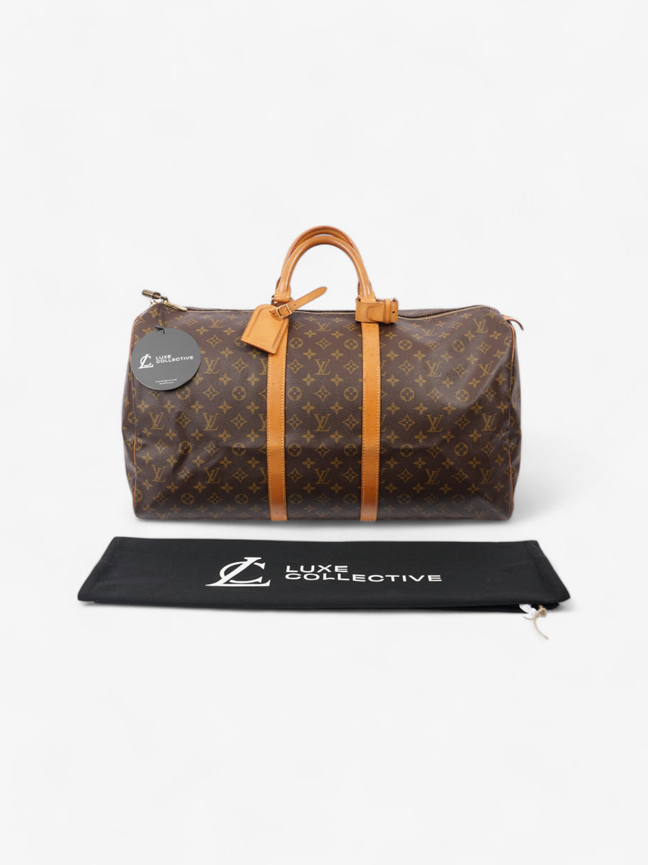 Louis Vuitton Keepall Monogram Coated Canvas 55 Image 10