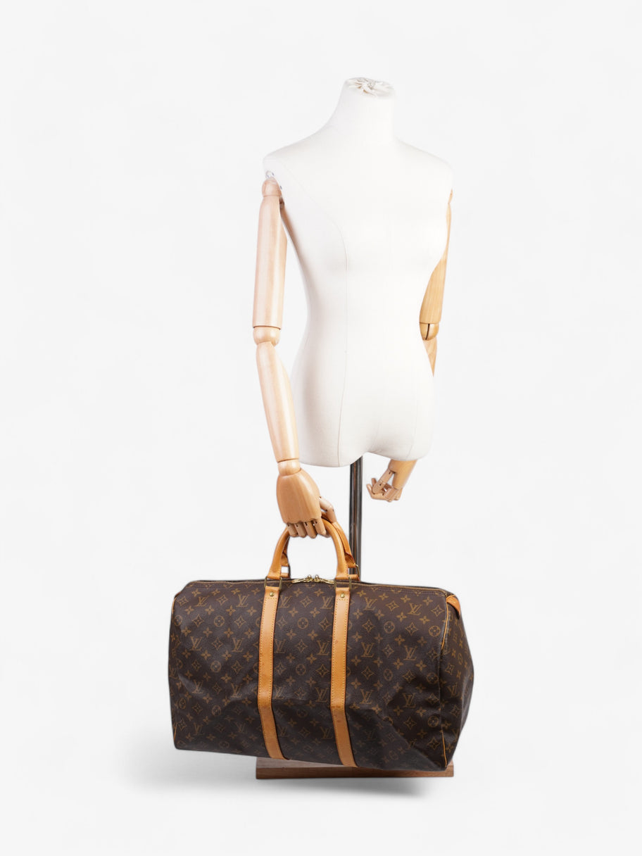 Louis Vuitton Keepall  Monogram Coated Canvas 50 Image 2