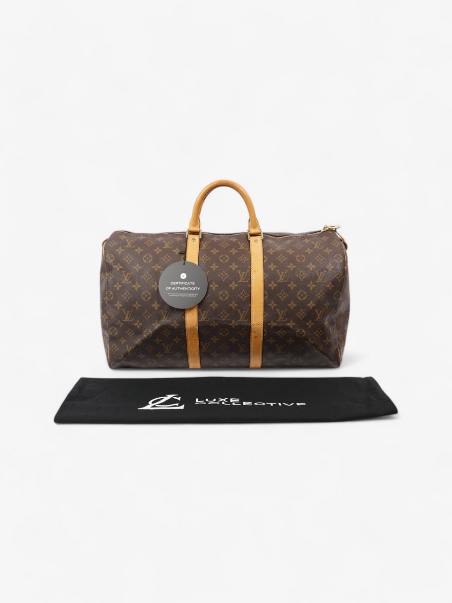 Louis Vuitton Keepall  Monogram Coated Canvas 50 Image 10