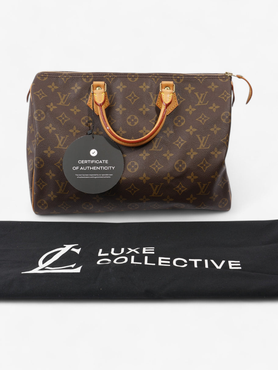 Louis Vuitton Speedy Monogram Coated Canvas 35 Image 10