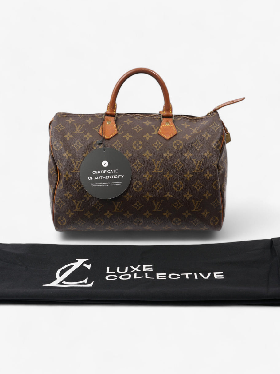 Louis Vuitton Speedy Monogram Coated Canvas 35 Image 10