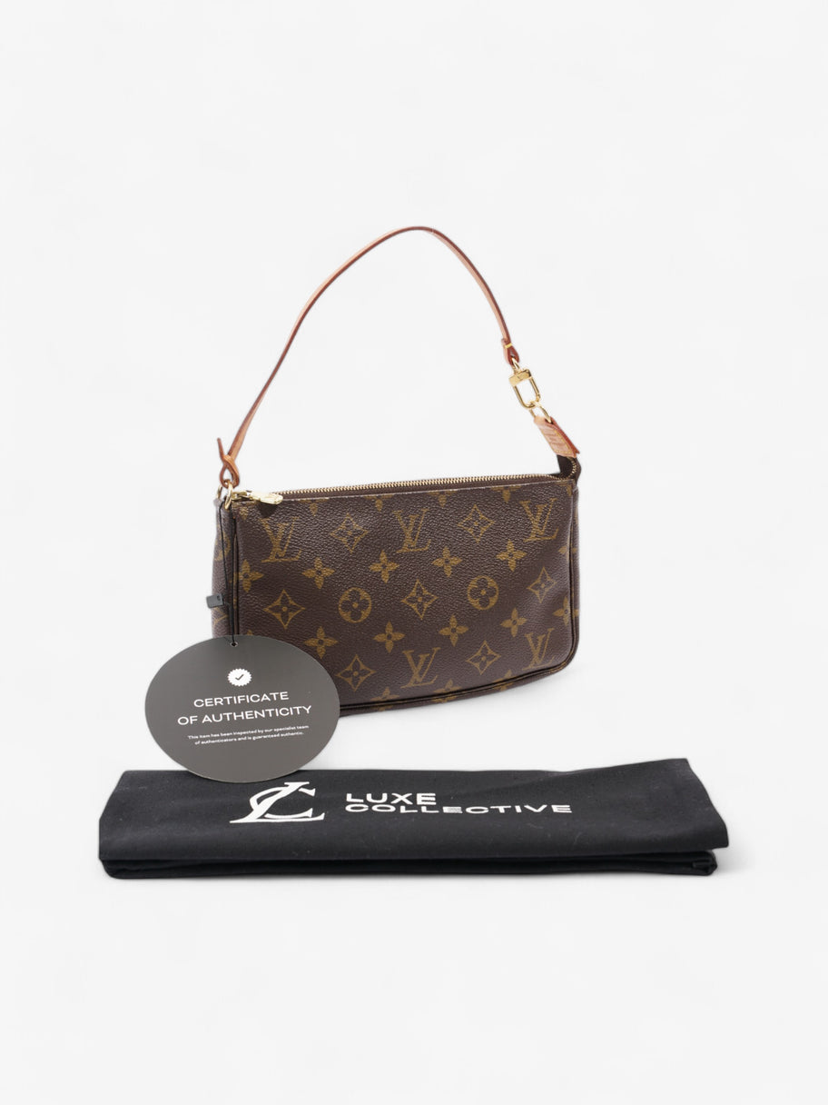 Louis Vuitton Pochette Accessoires Monogram Coated Canvas Image 9
