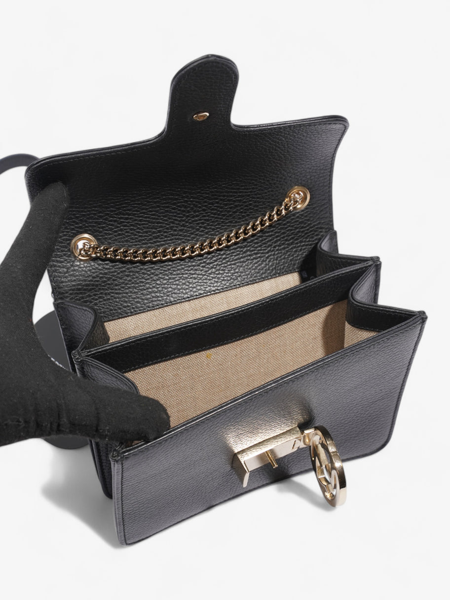 Gucci Interlocking G Bag Black Leather Small Image 9