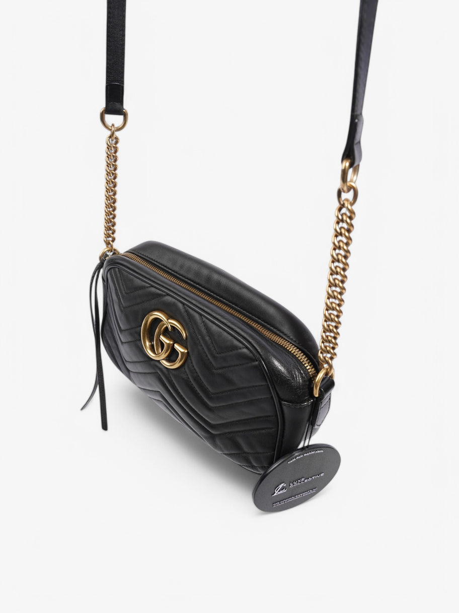 Gucci Marmont Zip Black Matelasse Leather Small Image 9