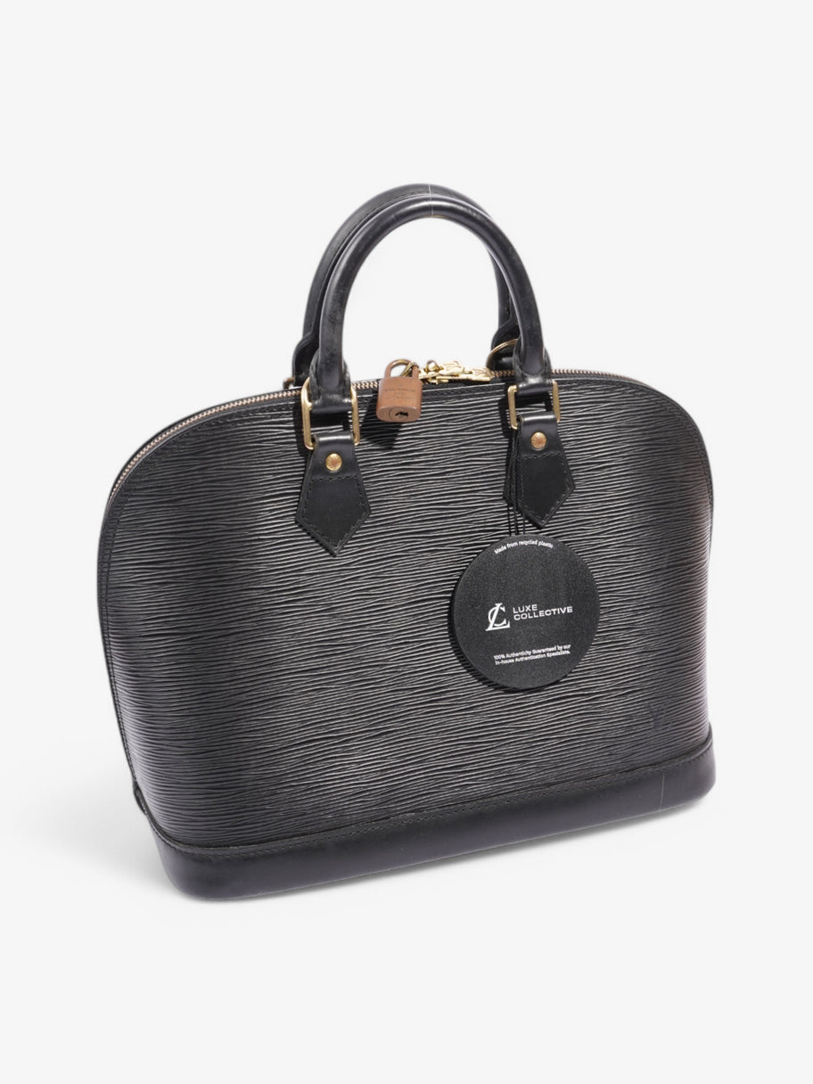 Louis Vuitton Alma Black Epi Leather PM Image 9