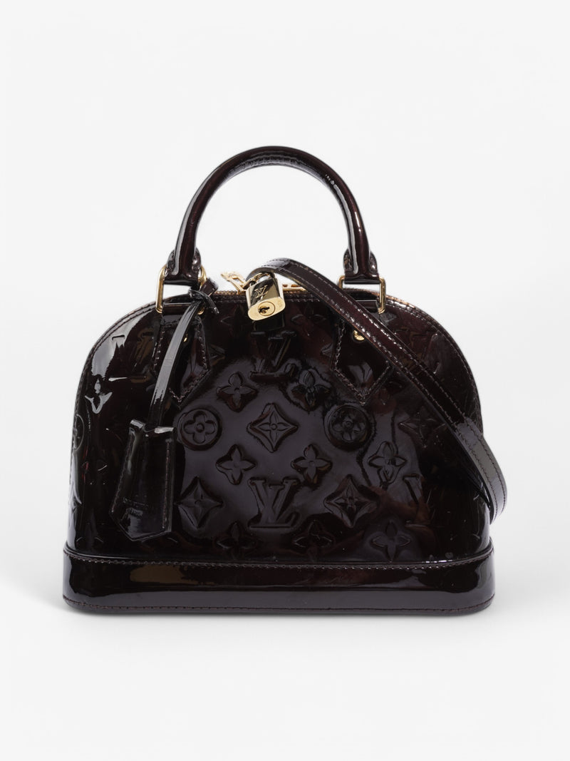  Louis Vuitton Alma Purple Vernis Leather BB
