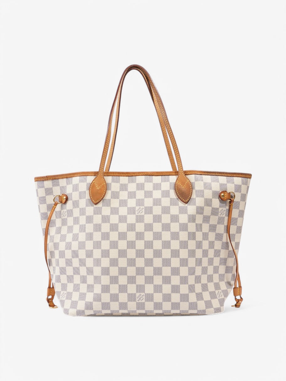 Louis Vuitton Neverfull Damier Azur Coated Canvas MM Image 1
