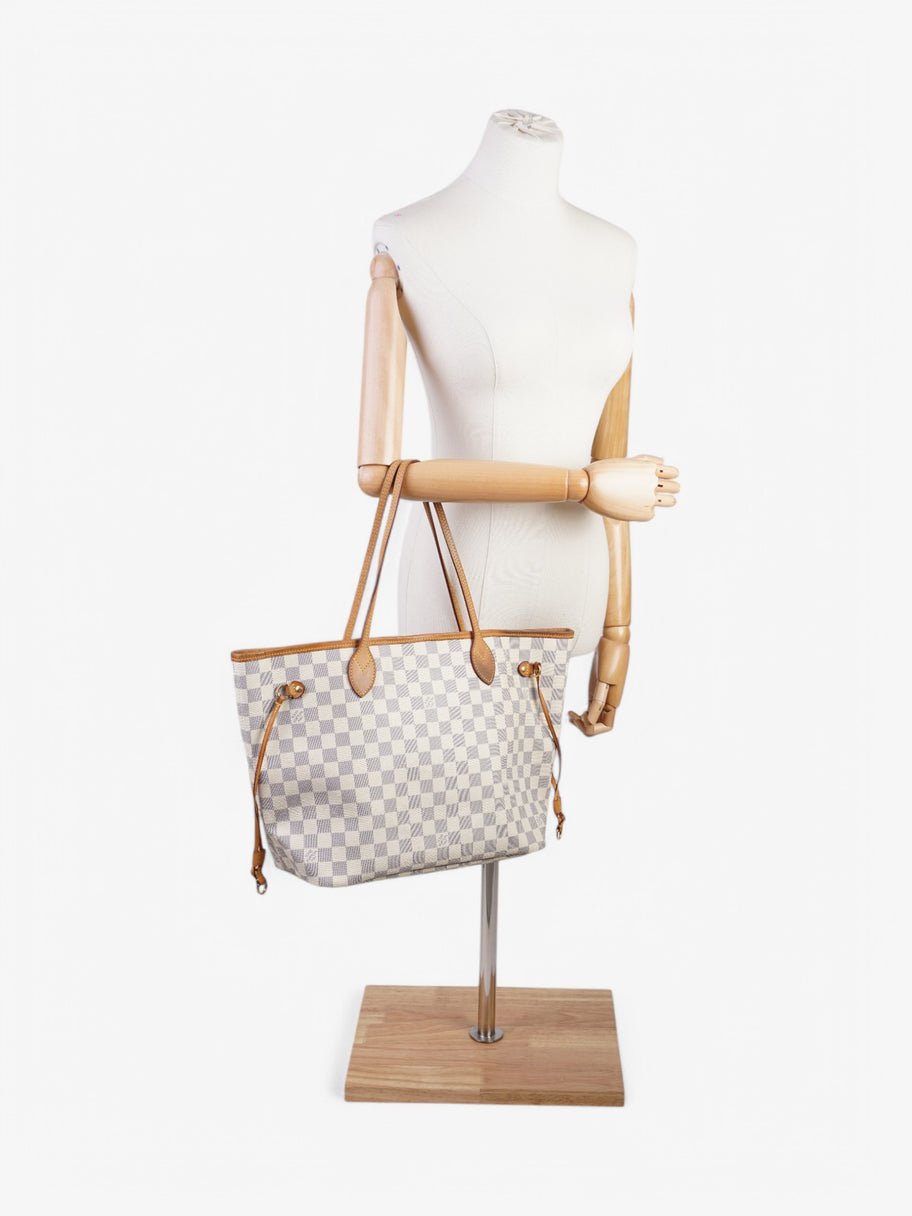 Louis Vuitton Neverfull Damier Azur Coated Canvas MM Image 2