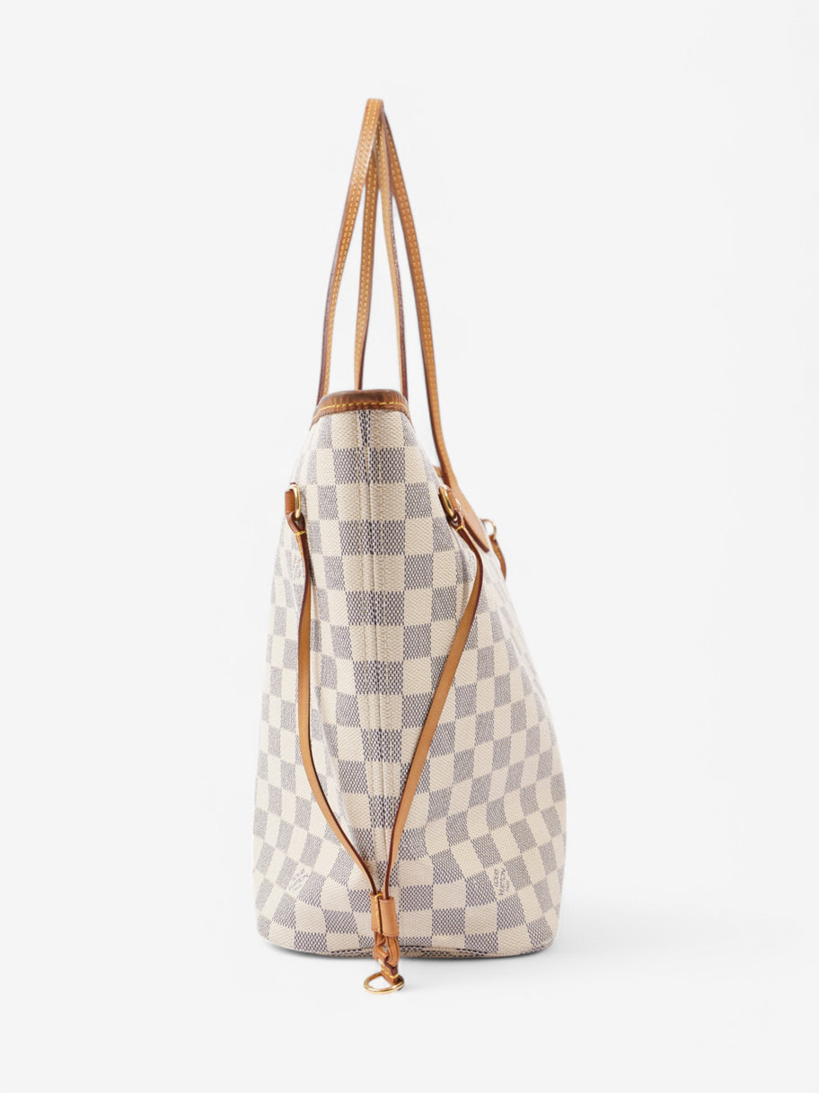 Louis Vuitton Neverfull Damier Azur Coated Canvas MM Image 3