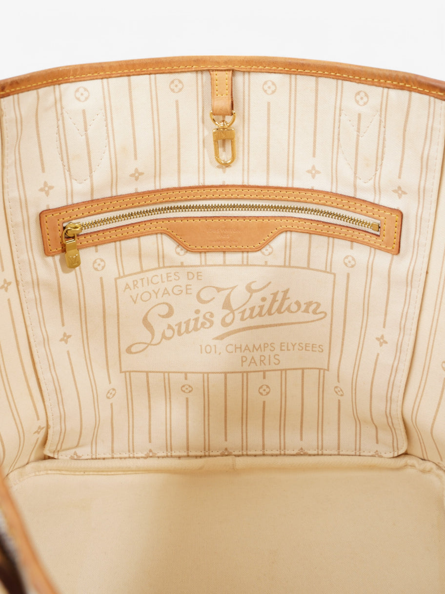 Louis Vuitton Neverfull Damier Azur Coated Canvas MM Image 8