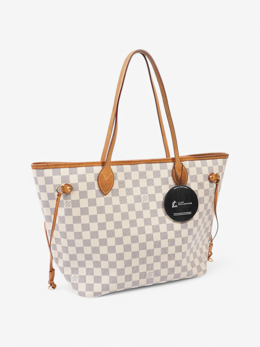 Louis Vuitton Neverfull Damier Azur Coated Canvas MM Image 9