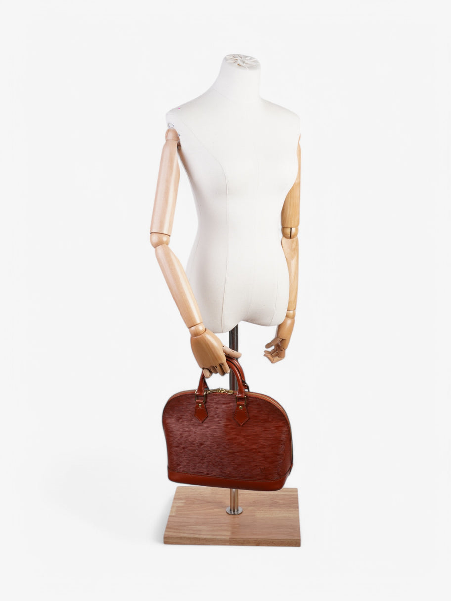 Louis Vuitton Alma Burnt Orange Epi Leather PM Image 2