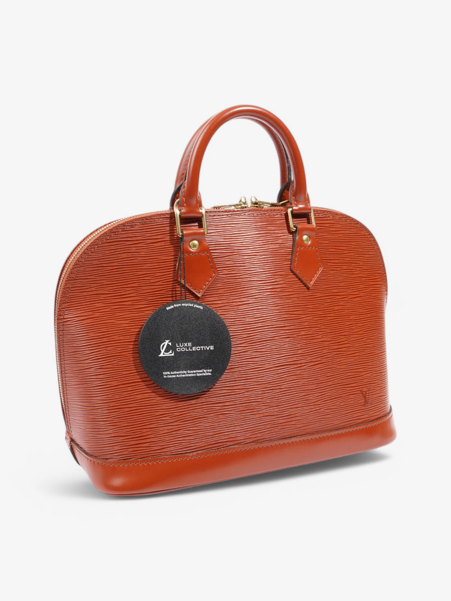 Louis Vuitton Alma Burnt Orange Epi Leather PM Image 9