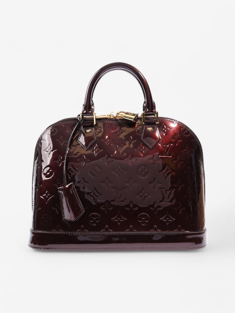  Louis Vuitton Alma Purple Vernis Leather PM