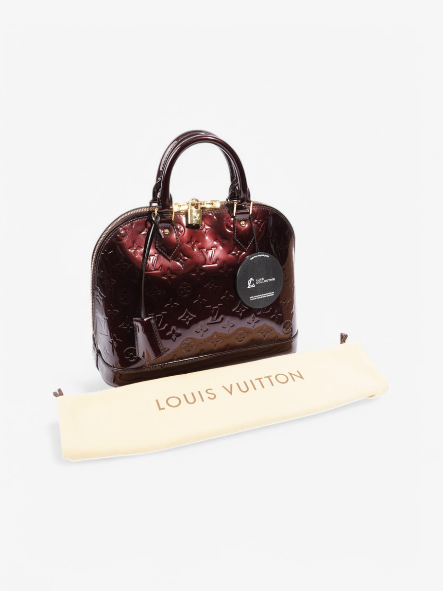 Louis Vuitton Alma Purple Vernis Leather PM Image 7