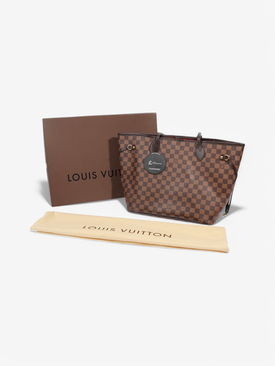 Louis Vuitton Neverfull Damier Ebene Coated Canvas MM Image 9
