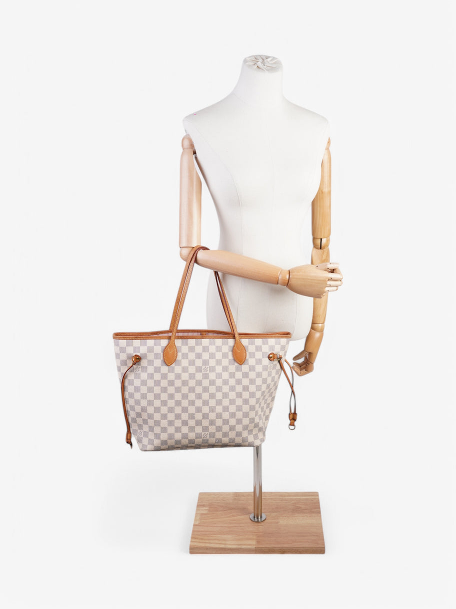 Louis Vuitton Neverfull Damier Azur Coated Canvas MM Image 2