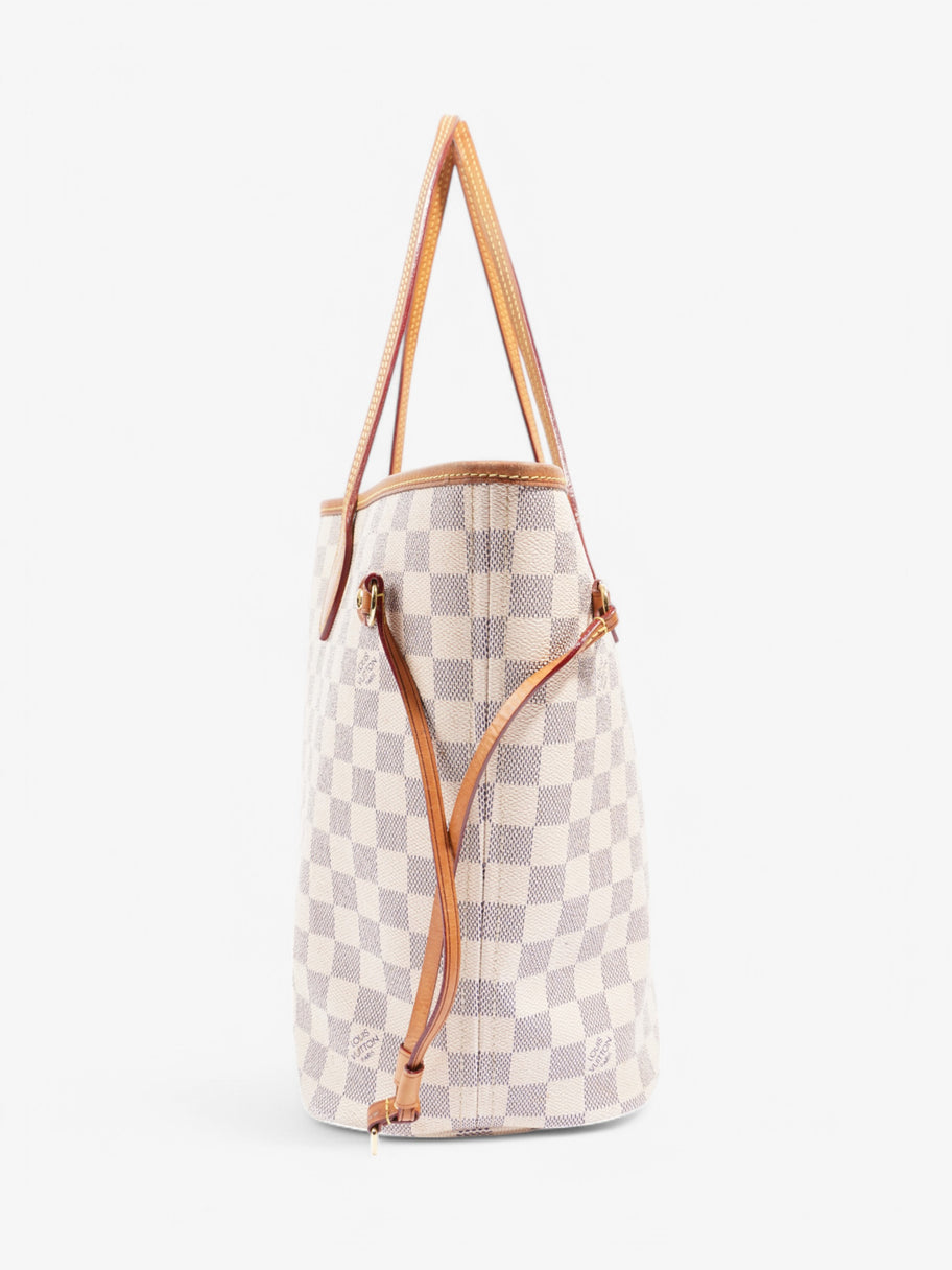 Louis Vuitton Neverfull Damier Azur Coated Canvas MM Image 3