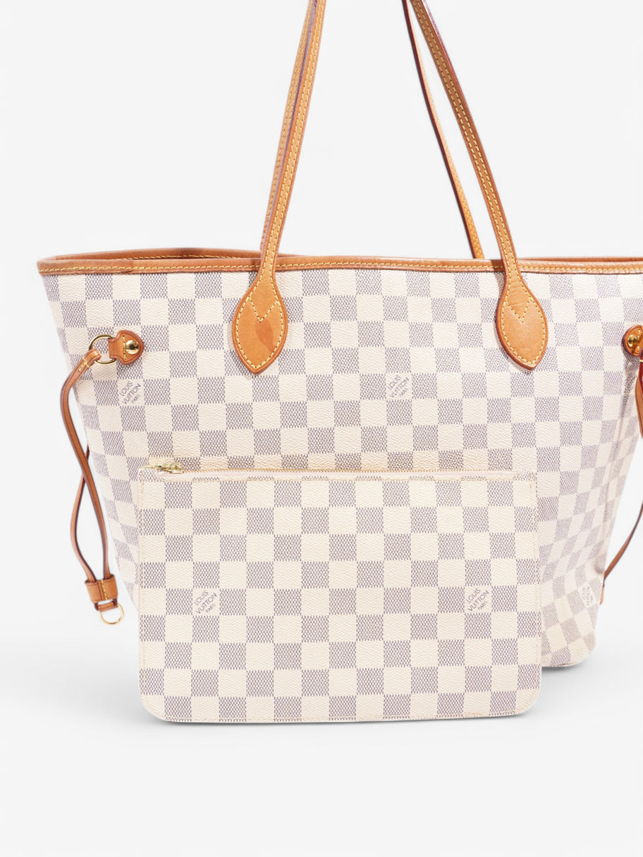 Louis Vuitton Neverfull Damier Azur Coated Canvas MM Image 9