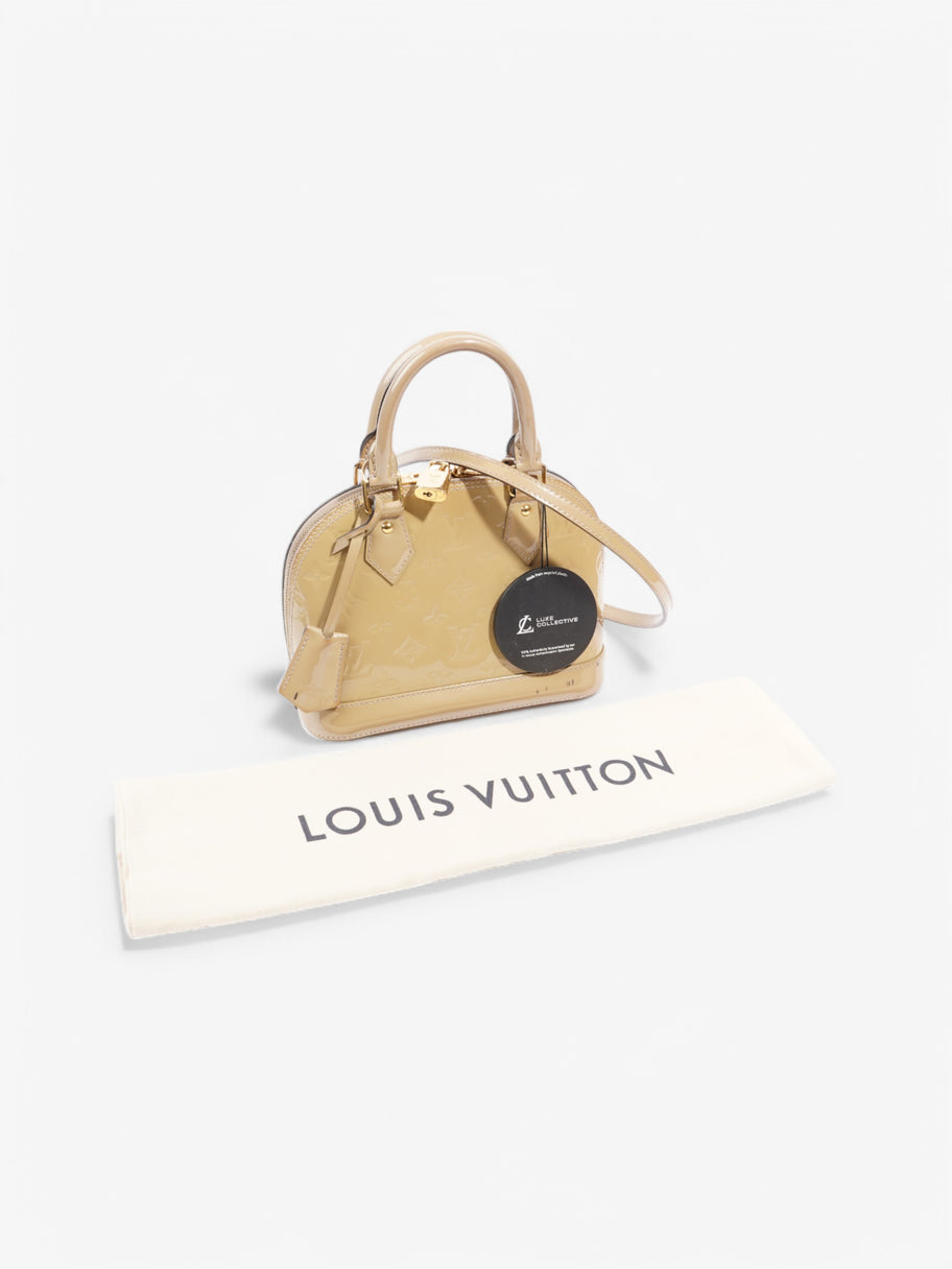 Louis Vuitton Alma Beige Vernis Leather BB Image 10