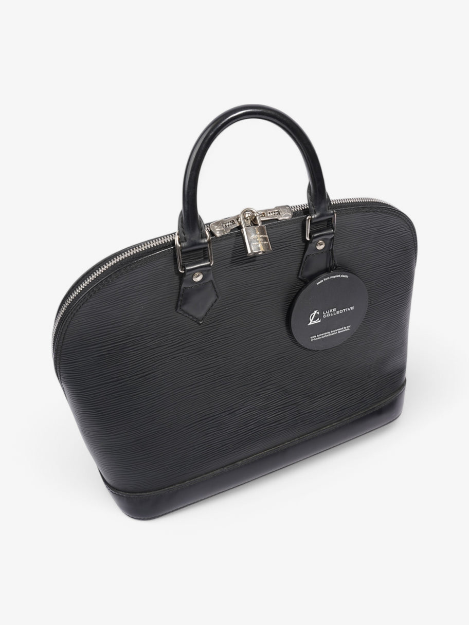Louis Vuitton Alma Black Epi Leather PM Image 8