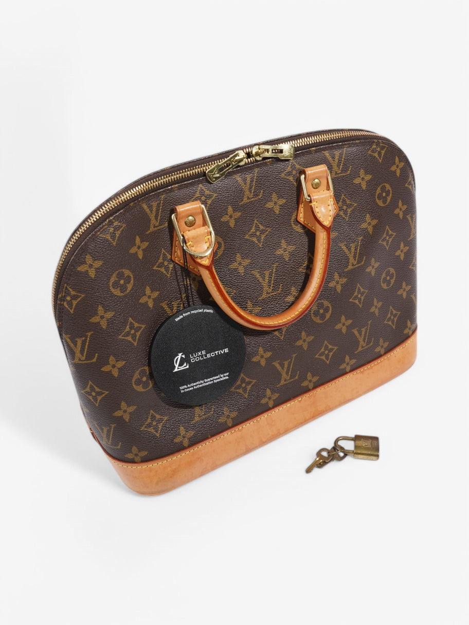 Louis Vuitton Alma Monogram Coated Canvas PM Image 10