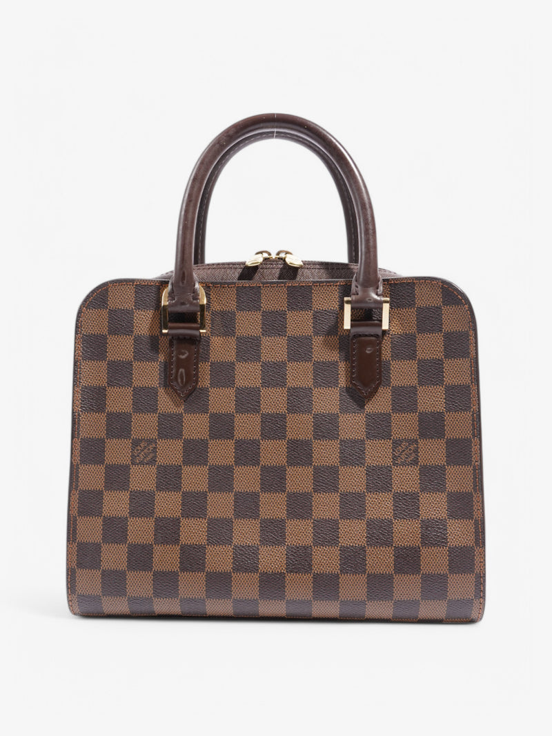  Louis Vuitton Triana Damier Ebene Coated Canvas