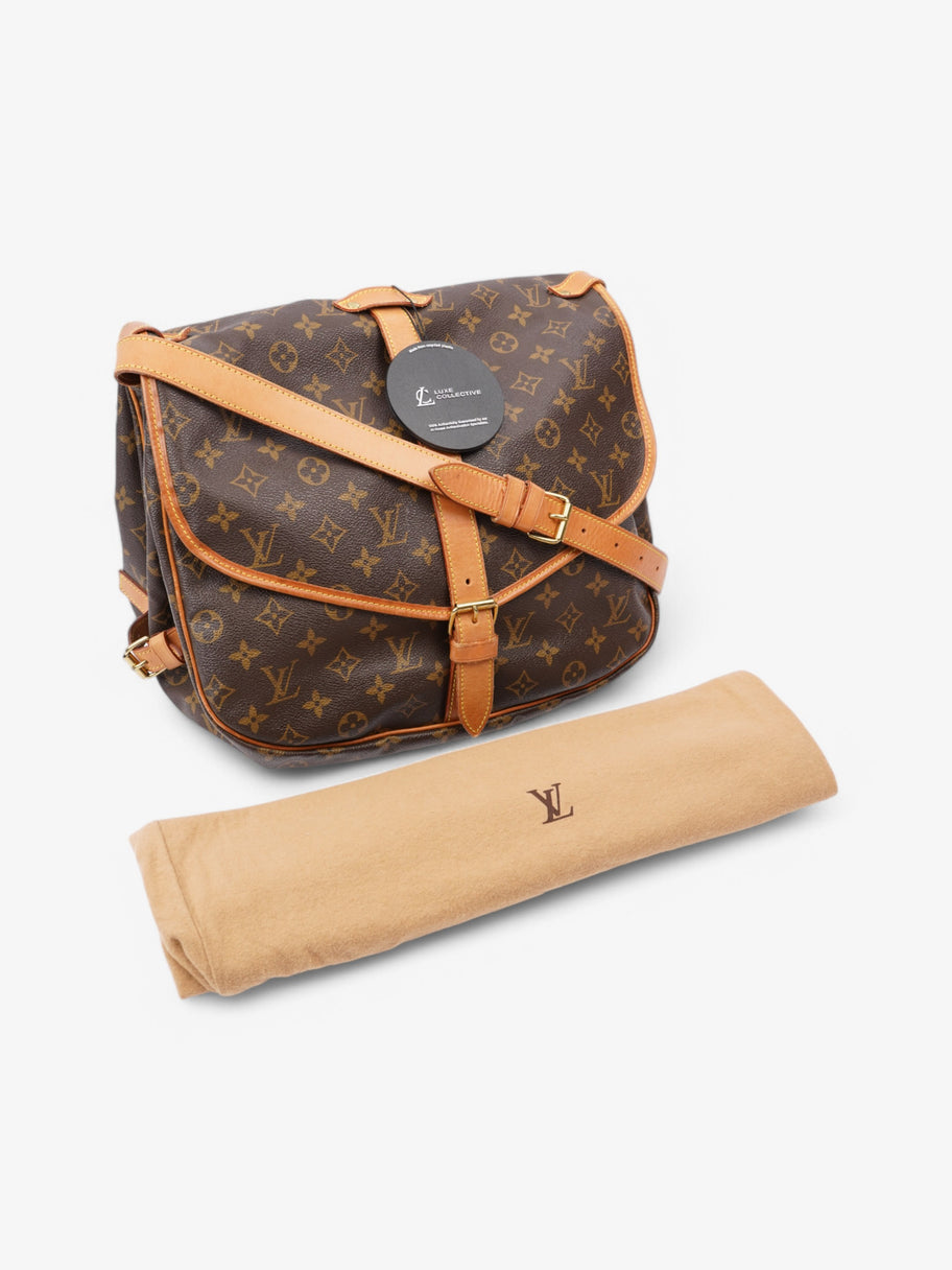 Louis Vuitton Saumur Monogram Coated Canvas 35 Image 10