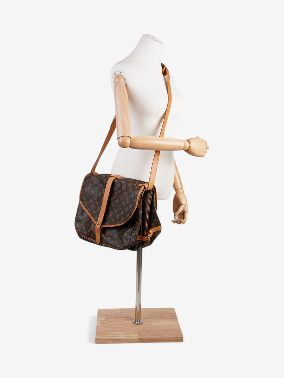 Louis Vuitton Saumur Monogram Coated Canvas 35 Image 2