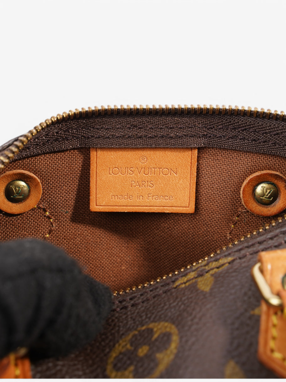 Louis Vuitton Mini Speedy Monogram Coated Canvas Image 9