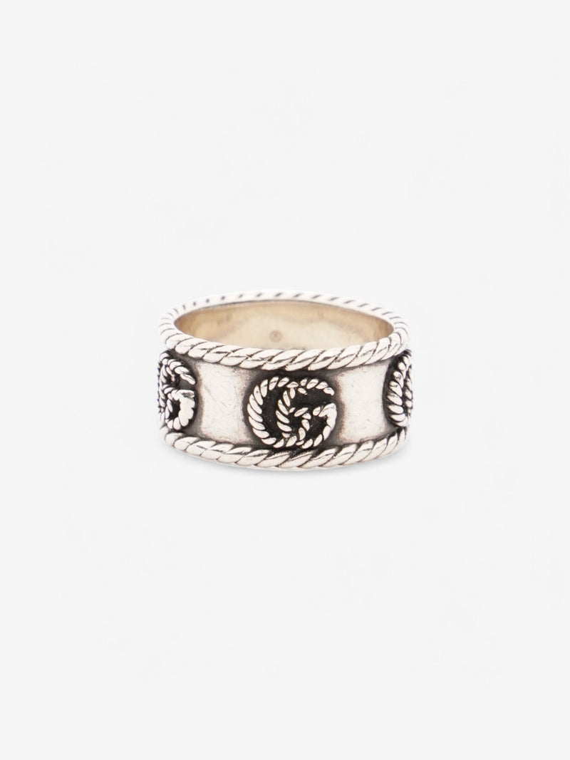  Gucci Double G Ring Silver Silver Sterling 10