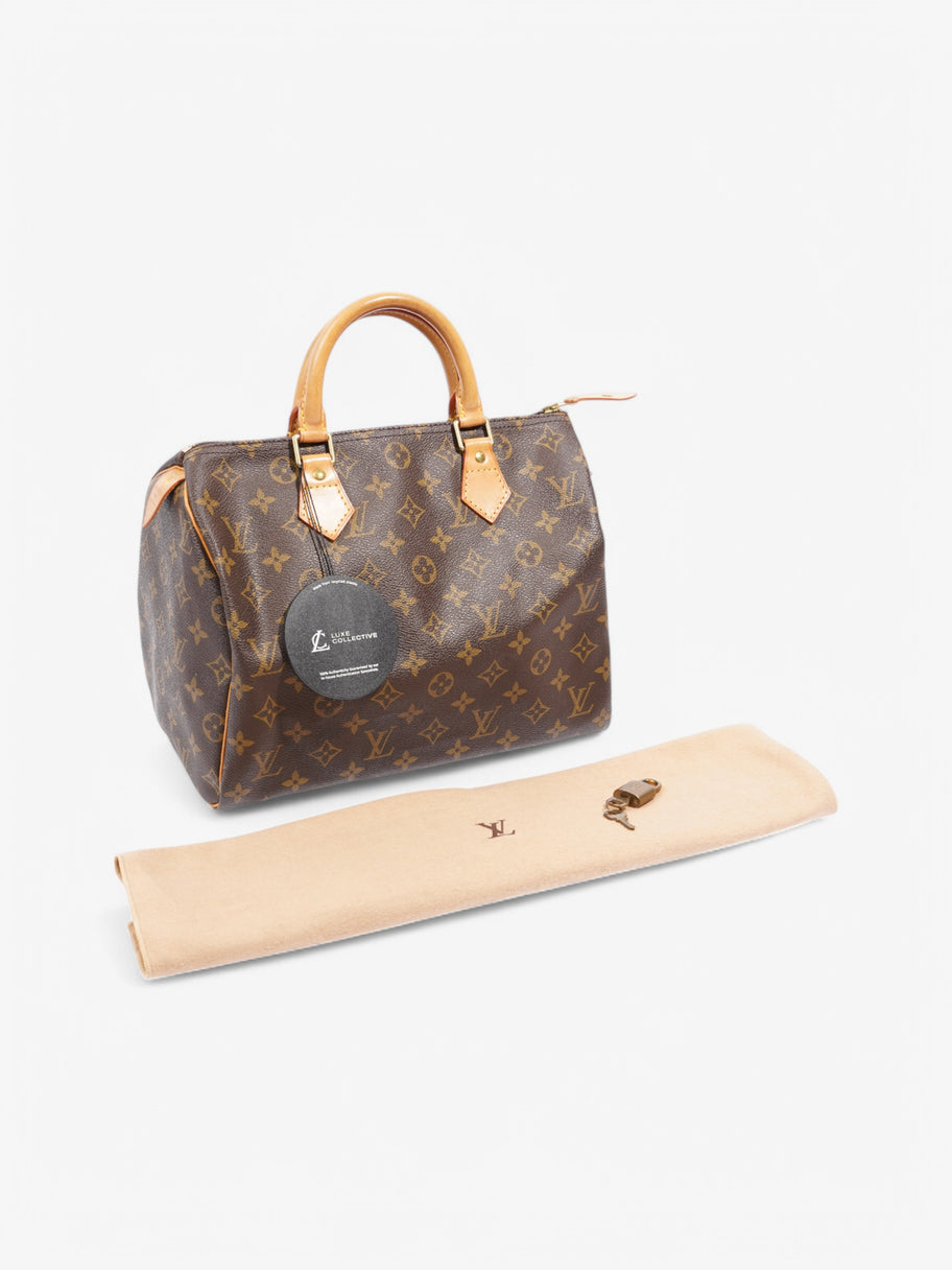 Louis Vuitton Speedy Monogram Coated Canvas 30 Image 10