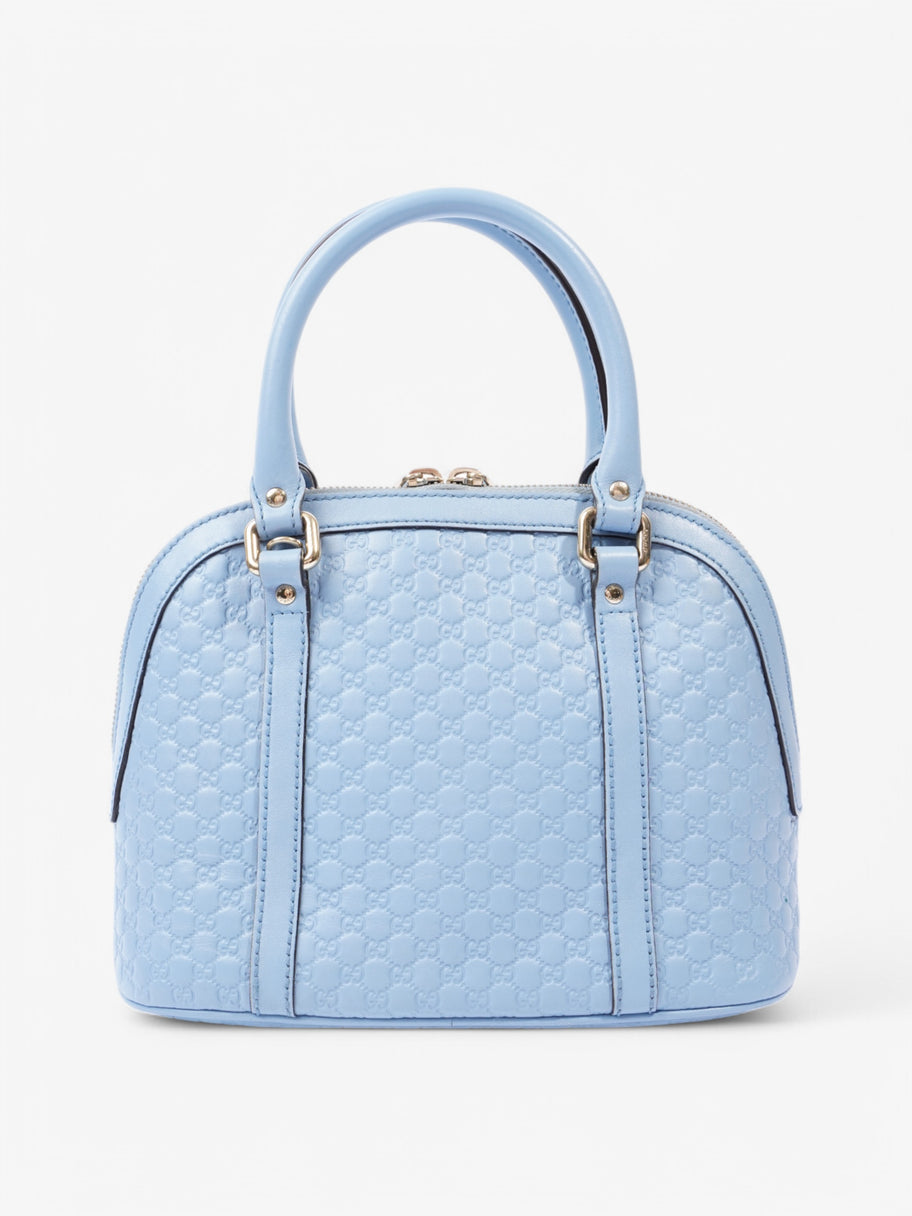 Gucci 2Way Handbag Blue Leather Image 4