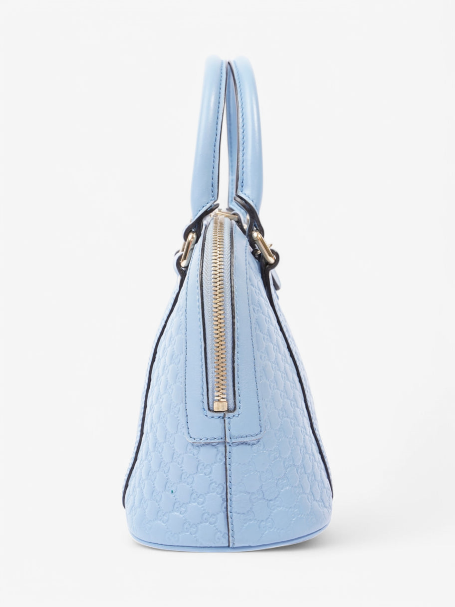 Gucci 2Way Handbag Blue Leather Image 5