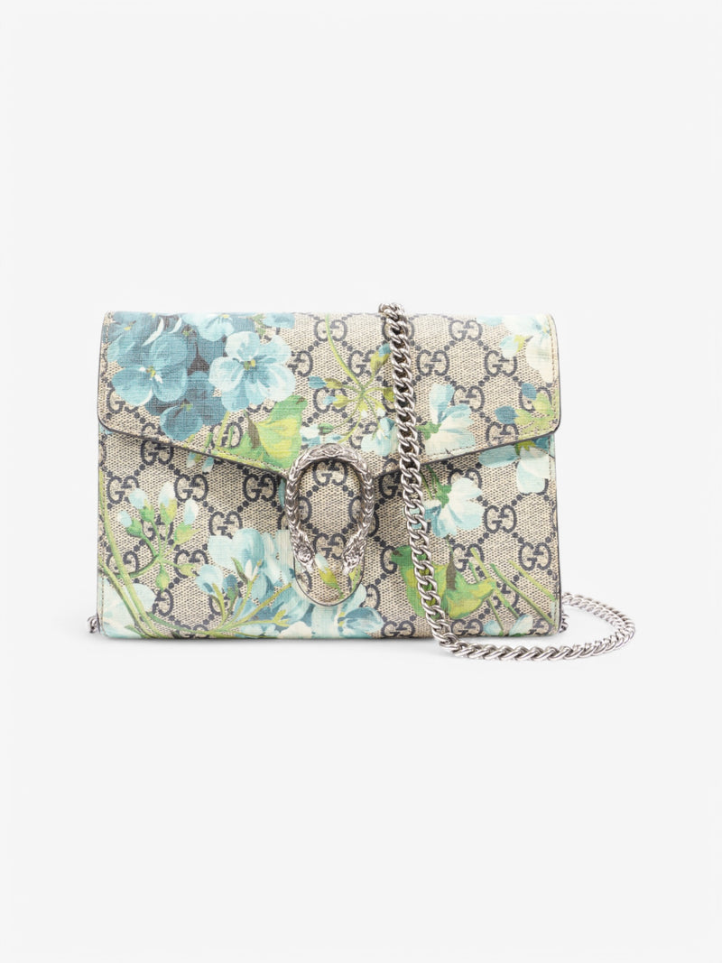  Gucci Dionysus Chain Wallet Supreme / Blue Coated Canvas