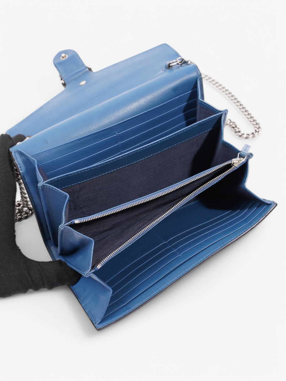 Gucci Dionysus Chain Wallet Supreme / Blue Coated Canvas Image 8