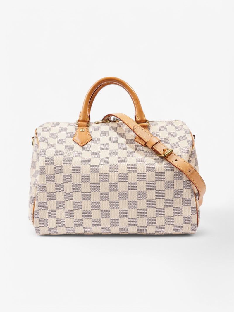  Louis Vuitton Speedy Bandouliere Damier Azur Coated Canvas 30