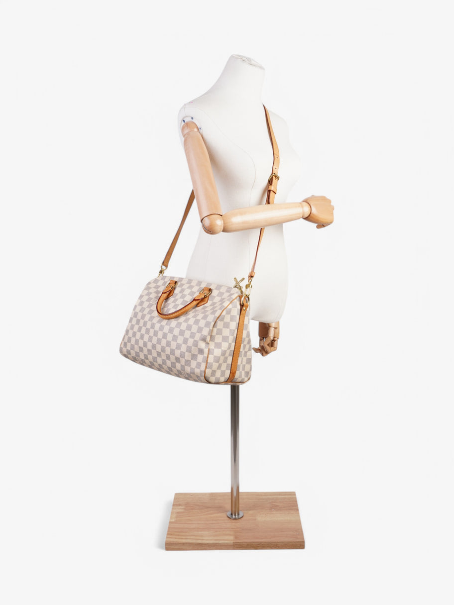 Louis Vuitton Speedy Bandouliere Damier Azur Coated Canvas 30 Image 2